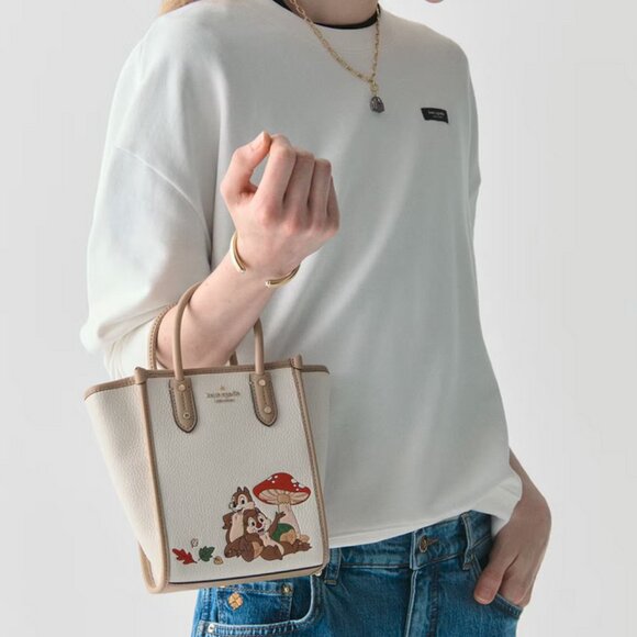 Kate Spade x Disney Chip N Dale Ella Mini Tote Crossbody Purse - Limited Edition - Picture 5 of 9